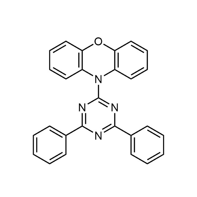 Chemical Structure of 2-(10H-Phenoxazine-10-yl)-4,6-diphenyl-1,3,5-triazine